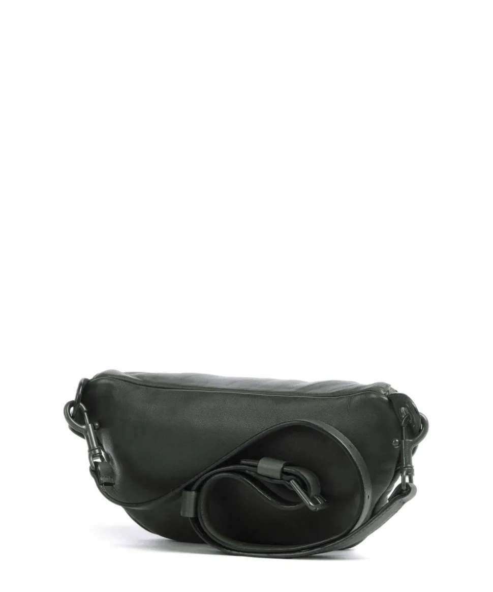 Tavia Sheep Natural Gürteltasche genarbtes Rindsleder dunkelgrün