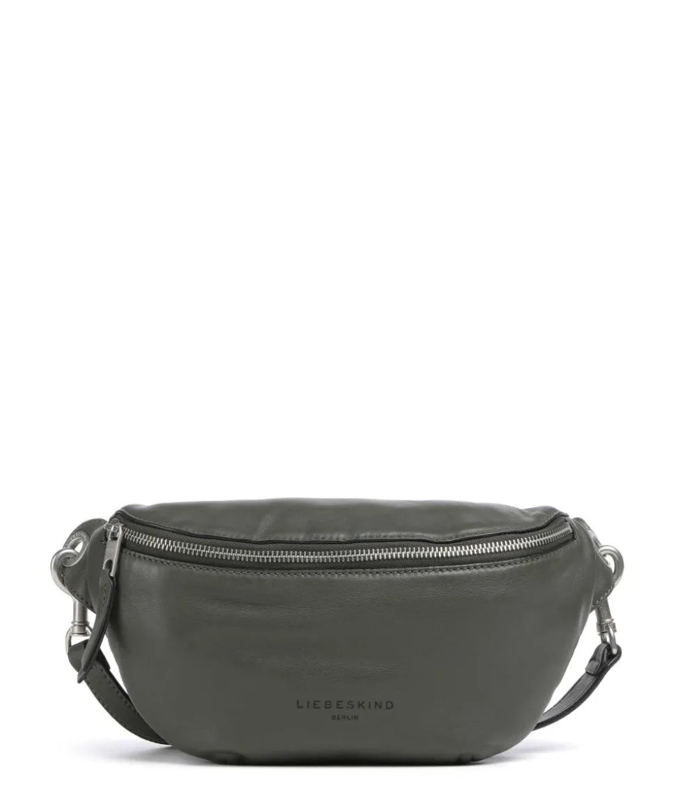 Tavia Sheep Natural Gürteltasche Schafsleder dunkelgrün