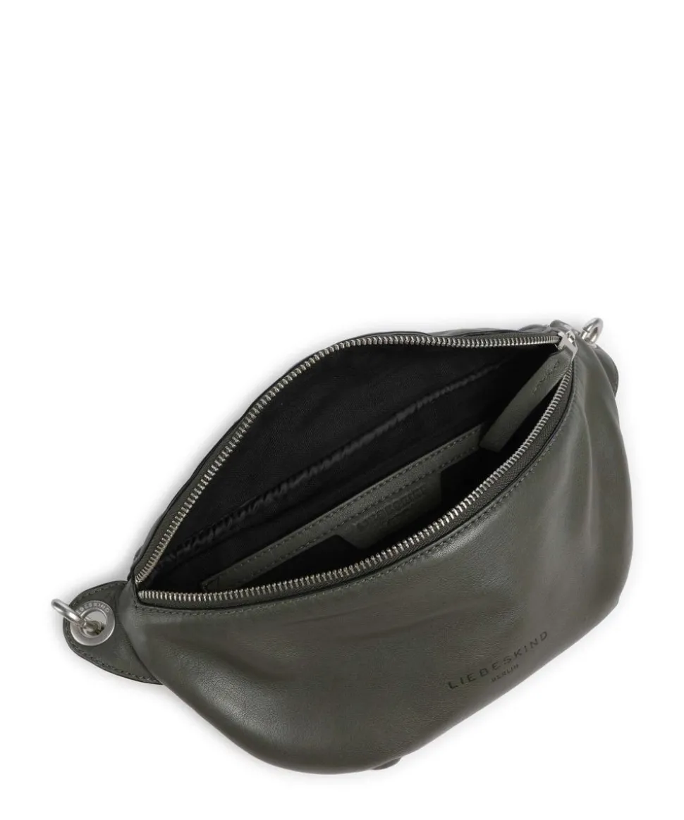 Tavia Sheep Natural Gürteltasche Schafsleder dunkelgrün