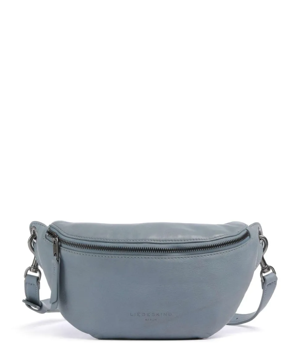 Tavia Sheep Natural Gürteltasche Schafsleder blaugrau