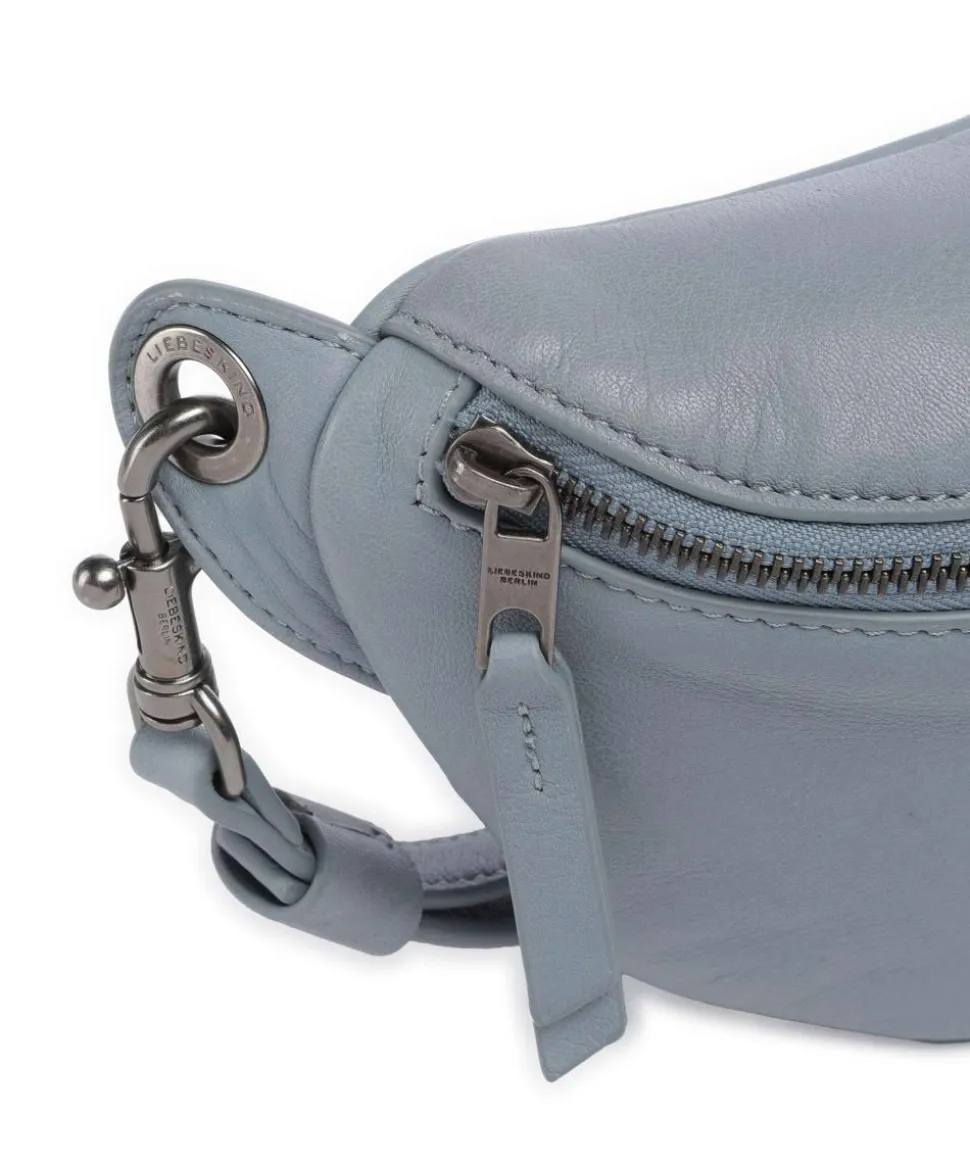 Tavia Sheep Natural Gürteltasche Schafsleder blaugrau
