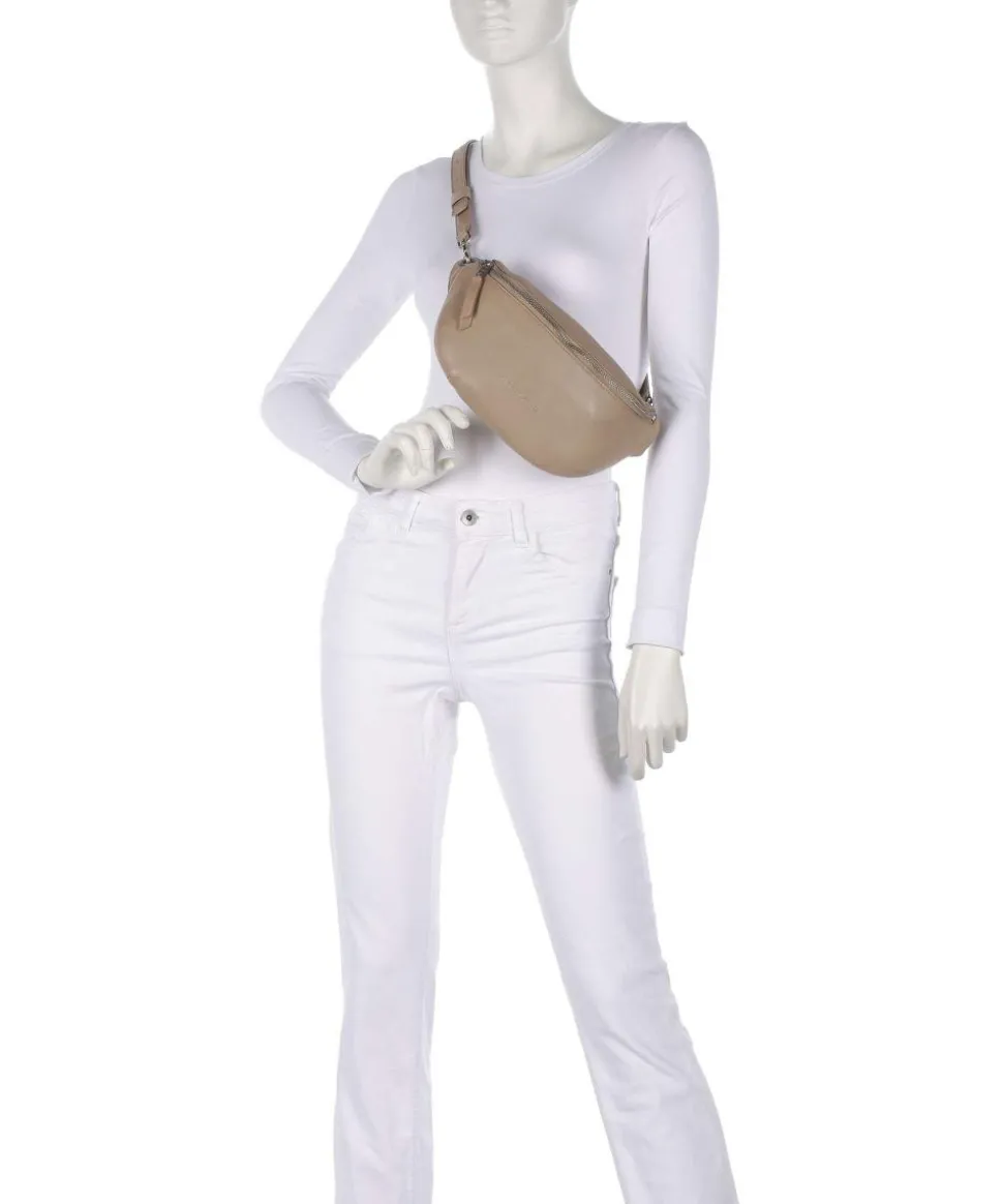 Tavia Sheep Natural Gürteltasche Schafsleder beige