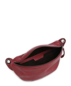 Tavia Sheep Natural Gürteltasche Schafsleder dunkelrot
