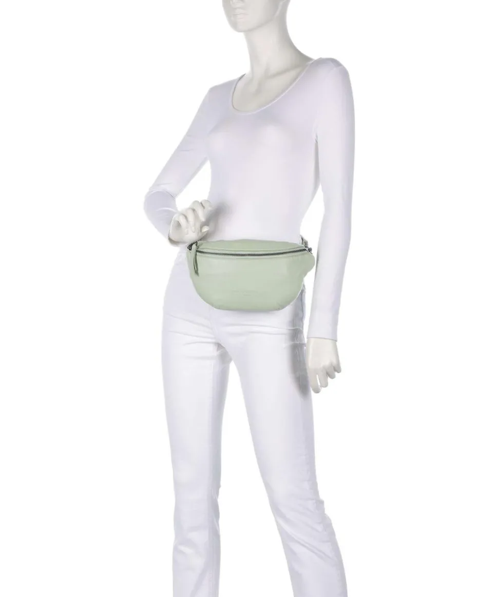 Tavia Sheep Natural Gürteltasche Schafsleder mintgrün