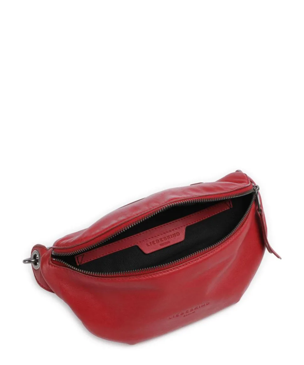 Tavia Sheep Natural M Gürteltasche Schafsleder dunkelrot