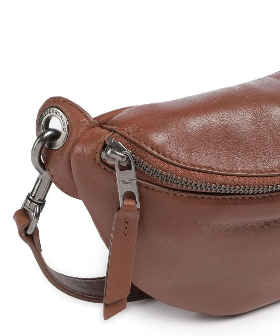 Tavia Sheep Natural M Gürteltasche Schafsleder dunkelbraun