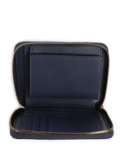 Taylor Geldbörse fein genarbtes Rindsleder dunkelblau