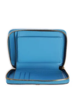 Taylor Geldbörse fein genarbtes Rindsleder blau