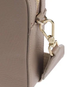 Tebe Handytasche genarbtes Leder taupe