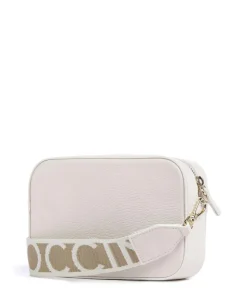 Tebe Umhängetasche genarbtes Leder weiß