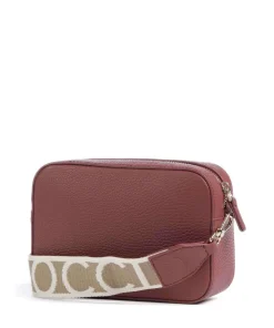 Tebe Umhängetasche genarbtes Leder braun