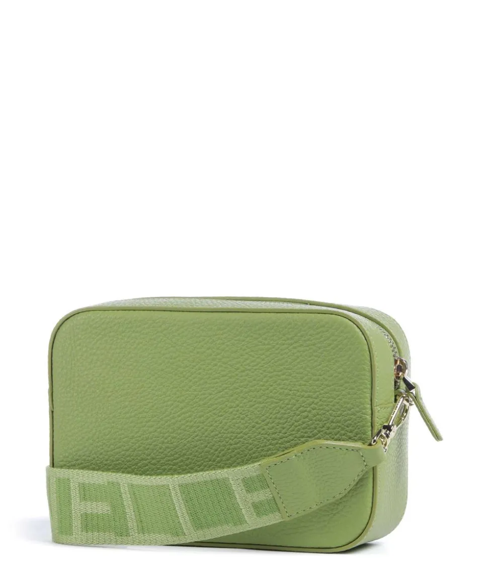 Tebe Umhängetasche genarbtes Leder grün
