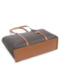 Temple Shopper Canvas dunkelbraun