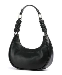 Tender Schultertasche Lederimitat schwarz