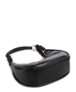 Tender Schultertasche Lederimitat schwarz