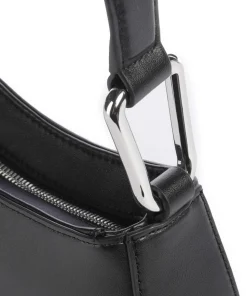 Terrah Schultertasche Lederimitat schwarz