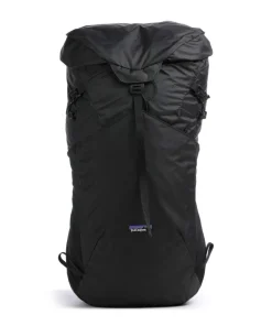 Terravia 28 L Wanderrucksack recyceltes Nylon schwarz