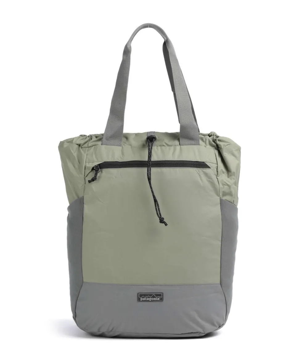 Terravia Rucksack-Tasche recyceltes Nylon graugrün
