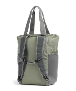 Terravia Rucksack-Tasche recyceltes Nylon graugrün