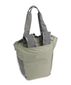 Terravia Rucksack-Tasche recyceltes Nylon graugrün