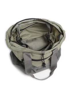 Terravia Rucksack-Tasche recyceltes Nylon graugrün