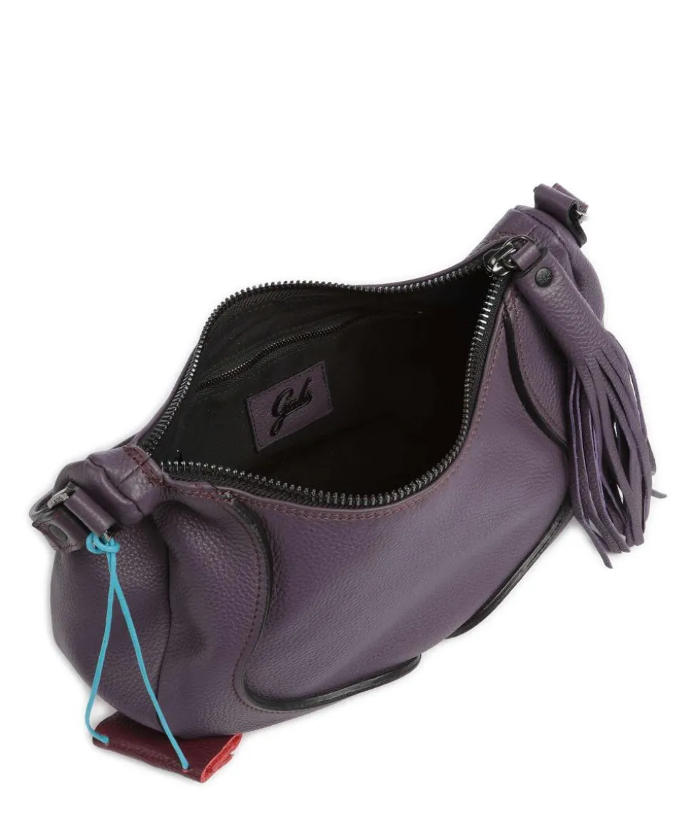 Texas Maite Schultertasche genarbtes Kalbsleder flieder