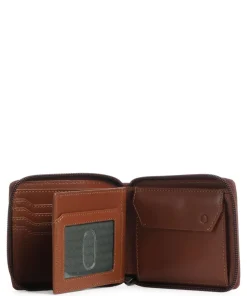 Texas RFID Geldbörse fein genarbtes Rindsleder tan