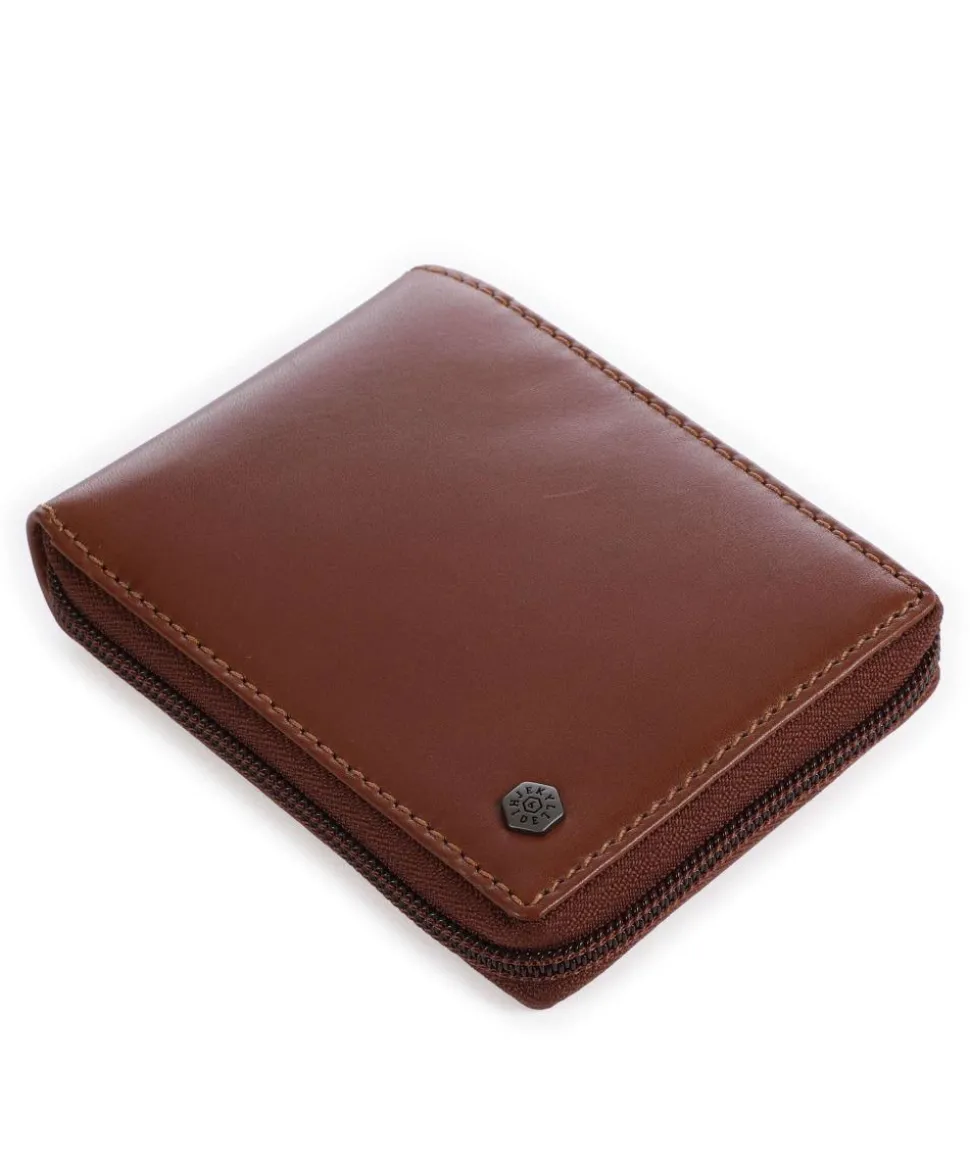 Texas RFID Geldbörse fein genarbtes Rindsleder tan