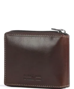 Texas RFID Geldbörse fein genarbtes Rindsleder dunkelbraun