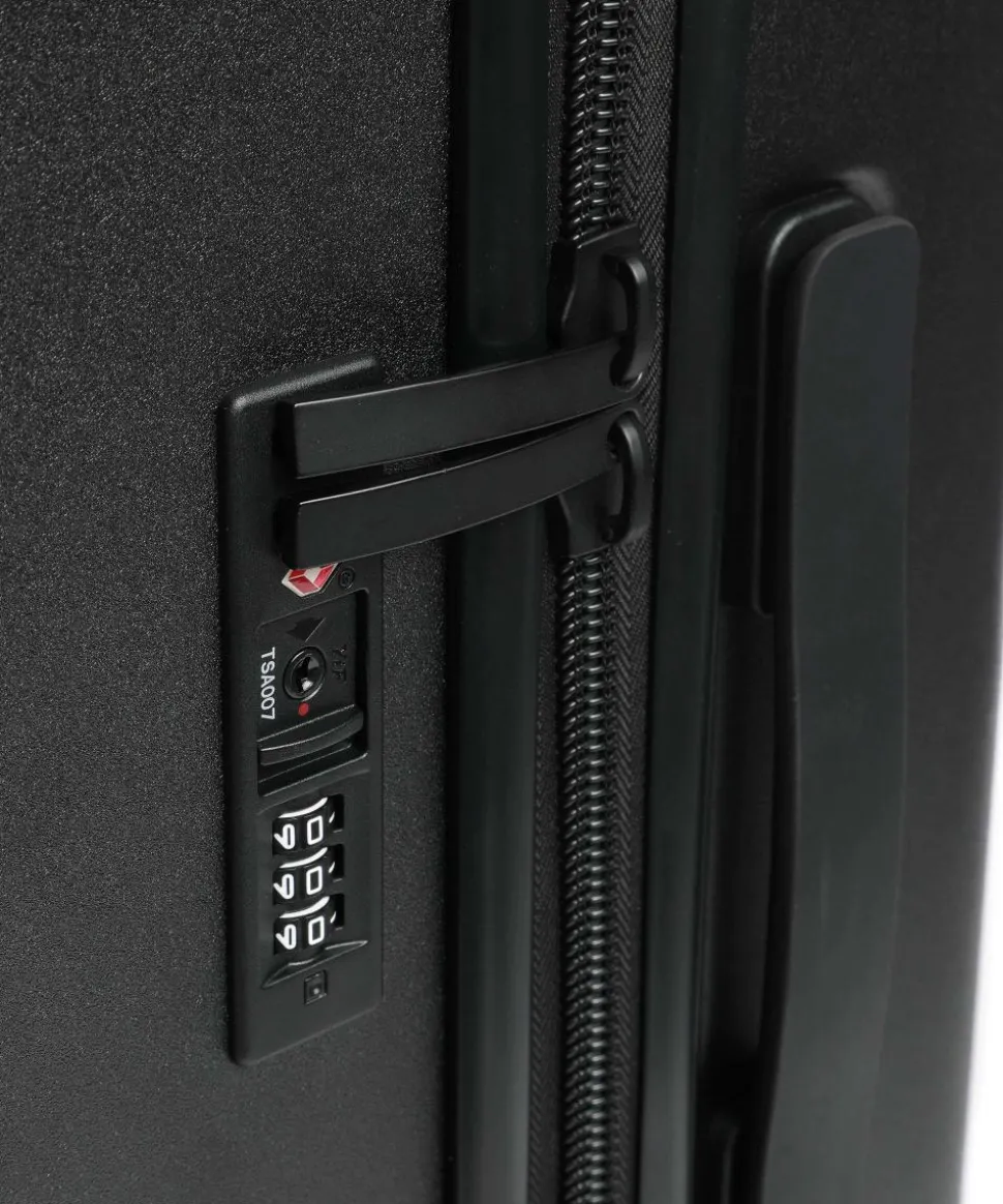 Texel 4-Rollen Trolley schwarz 55 cm