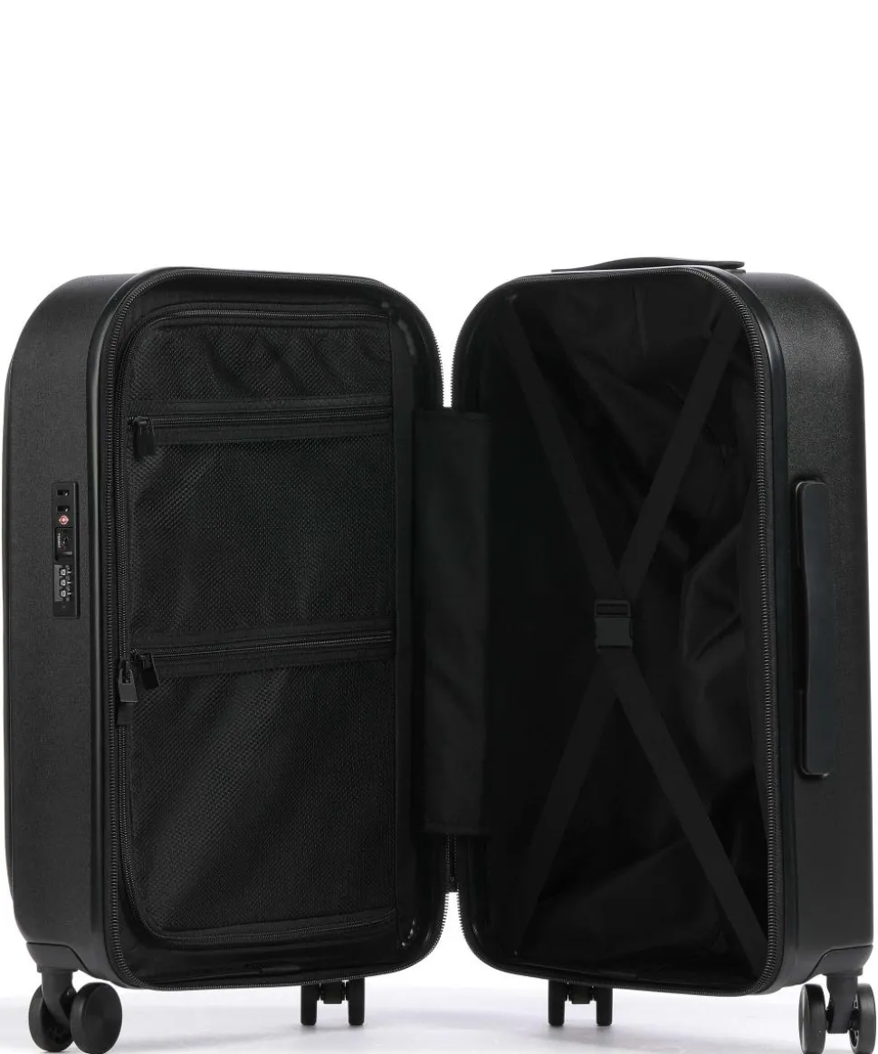 Texel 4-Rollen Trolley schwarz 55 cm