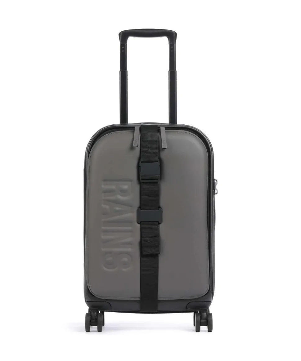 Texel 4-Rollen Trolley schwarz/grau 55 cm