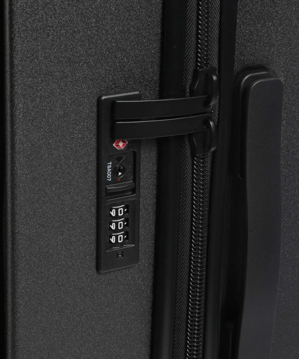 Texel 4-Rollen Trolley schwarz/grau 55 cm