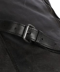 The Barber Shop The Sparrow pure Rolltop Rucksack 15″ genarbtes Rindsleder dunkelbraun