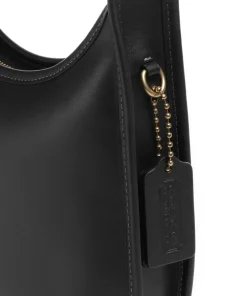The Coach Originals Curve Schultertasche fein genarbtes Leder schwarz
