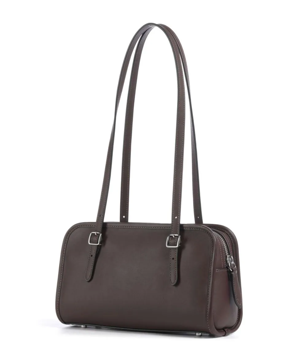 The Coach Originals Swing Schultertasche Rindsleder dunkelbraun