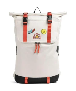 The Dudes Christopher Dark Rolltop Rucksack 15″ recyceltes Polyester beige