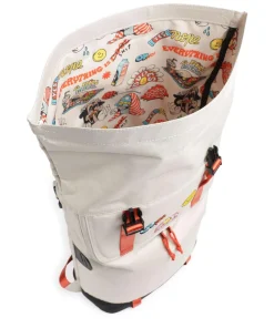 The Dudes Christopher Dark Rolltop Rucksack 15″ recyceltes Polyester beige