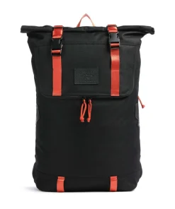 The Dudes Christopher Dark Rolltop Rucksack 15″ recyceltes Polyester schwarz