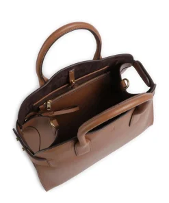The Rathbone Handtasche genarbtes Rindsleder braun