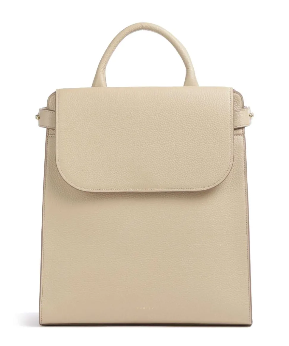 The Rathbone Rucksack 13″ genarbtes Leder beige