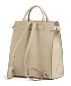 The Rathbone Rucksack 13″ genarbtes Leder beige