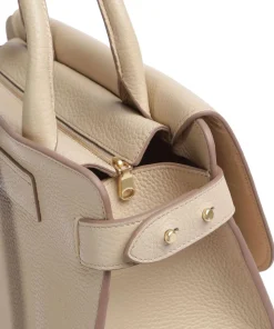 The Rathbone Rucksack 13″ genarbtes Leder beige