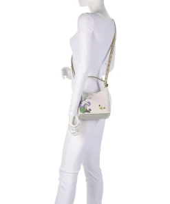 The Rhs Collection Umhängetasche Rindsleder elfenbein