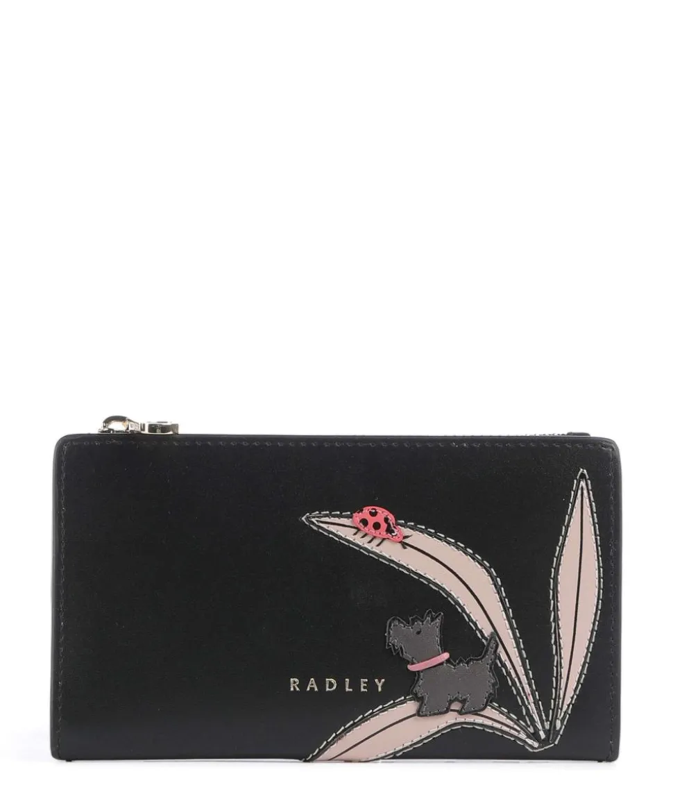 The Tales of Spring Geldbörse fein genarbtes Rindsleder schwarz