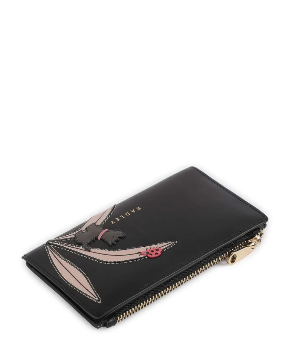 The Tales of Spring Geldbörse fein genarbtes Rindsleder schwarz