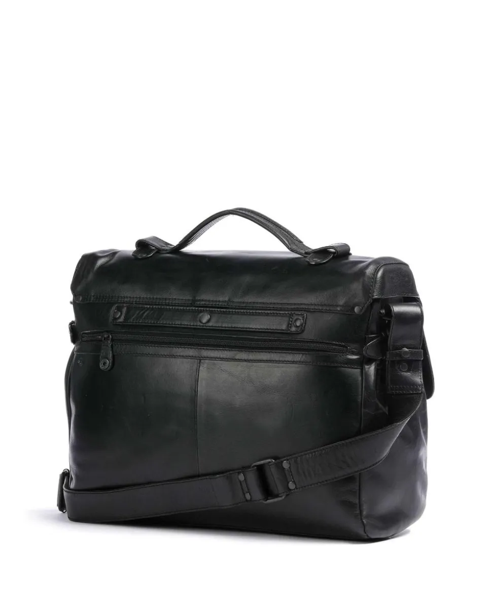 The Workmates Trouble Shooter Aktentasche 15″ Büffelleder schwarz