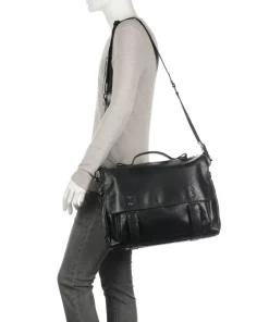 The Workmates Trouble Shooter Aktentasche 15″ Büffelleder schwarz