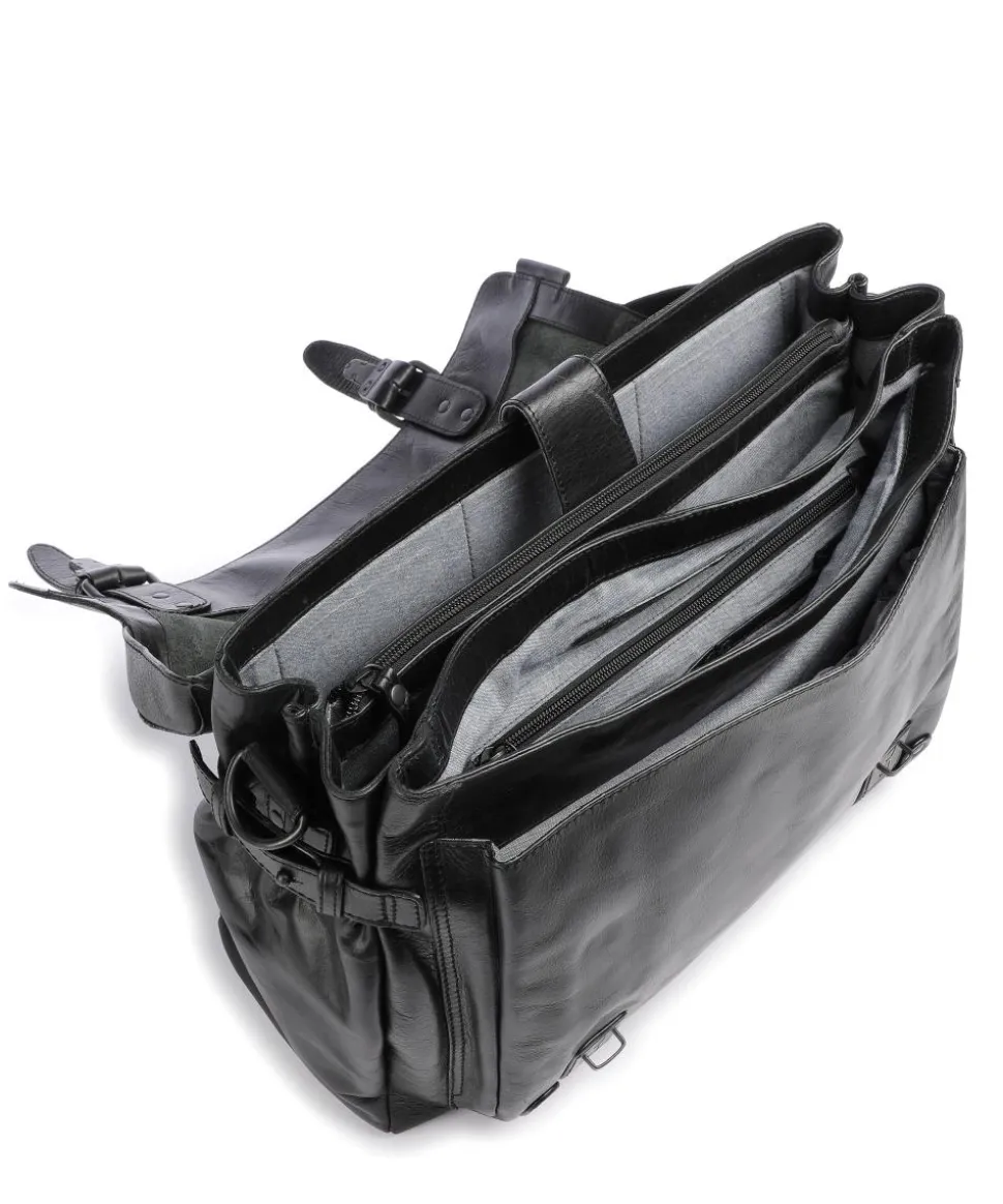 The Workmates Trouble Shooter Aktentasche 15″ Büffelleder schwarz