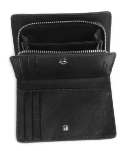 Thea Sheep Natural M RFID Geldbörse Schafsleder schwarz